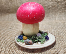 Magical Amanita Muscaria Mushroom Sculpture
